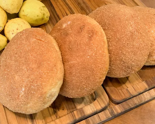 Berlinesas rellenas de guayaba